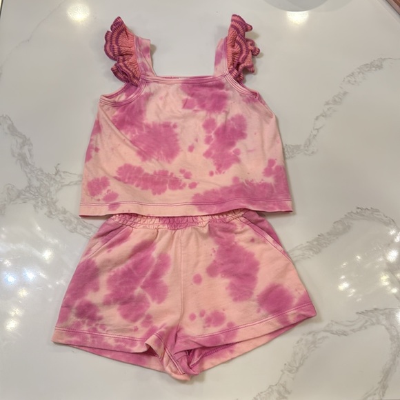 💕HP💕Splendid baby girl tie dye tank set - Picture 2 of 7